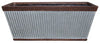 Southern Patio HDR-054818 24 X 11.5 X 9.5 Rustic Galvanized Westlake Deck Rail Planter