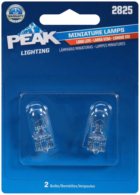 Peak Incandescent Indicator Miniature Automotive Bulb 2825