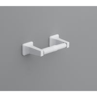 Oakbrook Collection Satin White Toilet Paper Holder