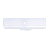 Westinghouse White 2 lights Incandescent Bathroom Channel Fixture Wall Mount