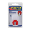 Magnet Source 1 in. L X 1.126 in. W Red Horseshoe Magnet 2 lb. pull 1 pc