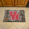 University of Houston Camo Rubber Scraper Door Mat