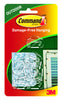 3M Command Strips Clear Outdoor Light Clips with Command� Adhesive (Strips Pack of 4)