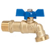 Homewerks 3/4 in. MIP X 3/4 in. MHT Brass Ball Valve Hose Bibb 125 psi.