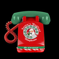 Mr. Christmas Multicolored Santa Magic Phone Animated Decor
