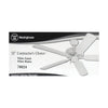 Westinghouse Contractor's Choice 52 in. Antique White Indoor Ceiling Fan