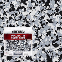 Rust-Oleum Glacier Gray Decorative Color Chips 1 lb.