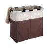 Whitmor Brown Polyester Hamper