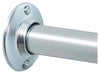 Zenith Products Shower Rod 60 in. L Chrome Silver