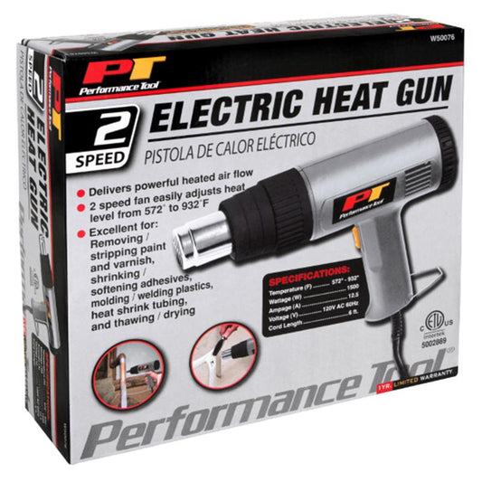 Performance Tool 12.5 amps 1500 W 120 V Dual Temperature Heat Gun