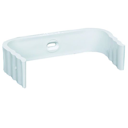 Amerimax 0.8 in. H x 2 in. W x 3 in. L White Plastic Downspout Band