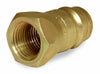 Universal Steel 1/2 in. D X 3/4 in. D Hydraulic Coupler 1 pk