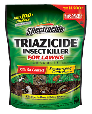 Spectracide Triazicide for Lawns Granules Insect Killer 10 lb. (Pack of 4)