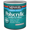 Minwax Polycrylic Ultra Flat Crystal Clear Water-Based Polyurethane 1 qt (Pack of 4)
