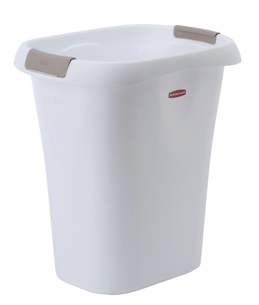 Rubbermaid Touch Top 13 Gallon Plastic Wastebasket Trash Can w