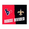 NFL House Divided - Texans / Saints House Divided Rug