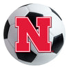 University of Nebraska Soccer Ball Rug - 27in. Diameter