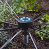 Raindrip Black Plastic 30 GPH 30 PSI 8-Port Drip Irrigation Manifold 1/2 Inlet x 1/4 Outlet in.