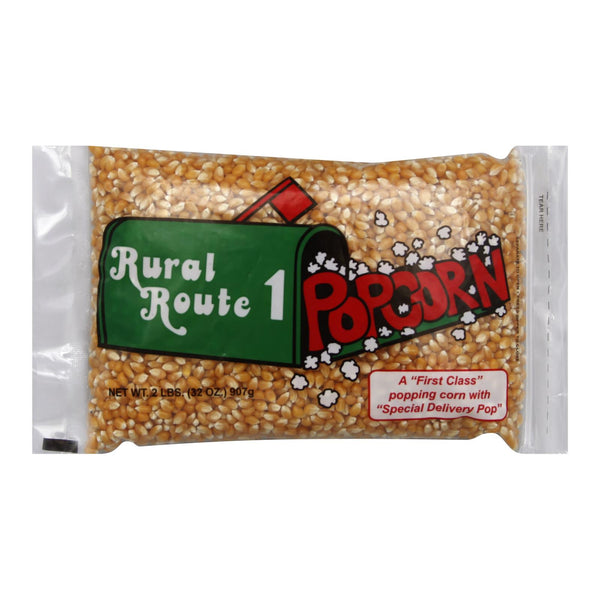 Palomitas de maíz de la Ruta Rural 1 - Palomitas de maíz amarillas - Caja de 12 - 2 libras (paquete de 12)