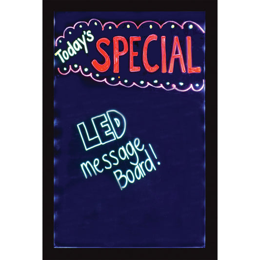 Hillman Plastic Indoor and Outdoor LED Message Board (Pack of 2)