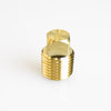 1/4 in. MPT Brass Square Head Cored Plug (Pack of 5)