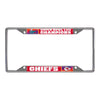 Chrome Metal License Plate Frame, 6.25in x 12.25in