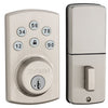 Kwikset SmartKey Satin Nickel Metal Electronic Deadbolt