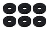 LDR 3/8R in. D Rubber Flat Bibb Washer 6 pk