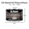 Old Masters Satin Clear Oil-Based Polyurethane 1 pt (Pack of 4)