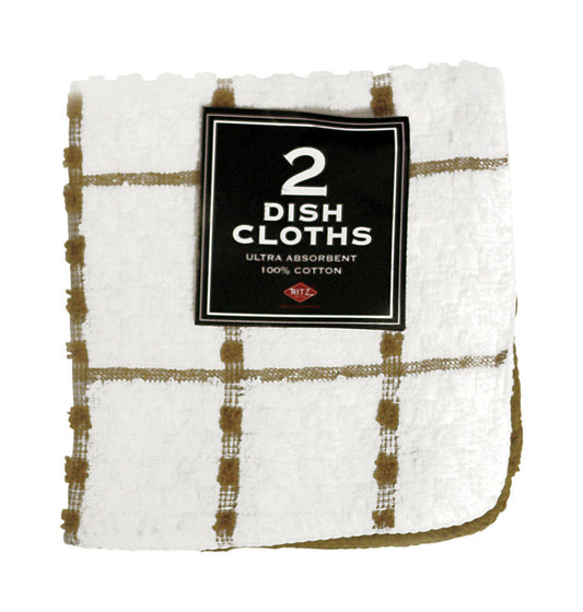 Ritz Biscotti Cotton Dish Cloth 2 pk (Pack of 3)