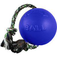 Jolly Pets Romp-n-Roll Ball Blue Large – 8 in x 8 in x 20 in