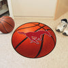 Southern Methodist University Basketball Rug - 27in. Diameter