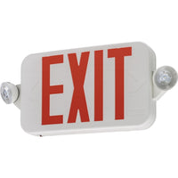 Lithonia Lighting Switch Hardwired LED White Exit Sign and Emergency Light - Open Box