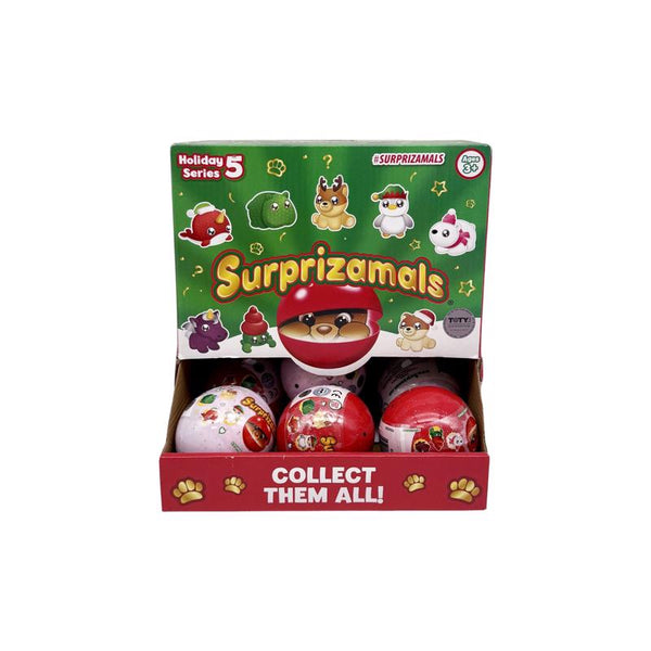 Bola sorpresa con animal de peluche festivo Beverly Hills Teddy Bear, 24 piezas (paquete de 24)