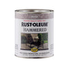 Rust-Oleum Stops Rust Indoor and Outdoor Hammered Silver Protective Paint 1 qt (Pack of 2)