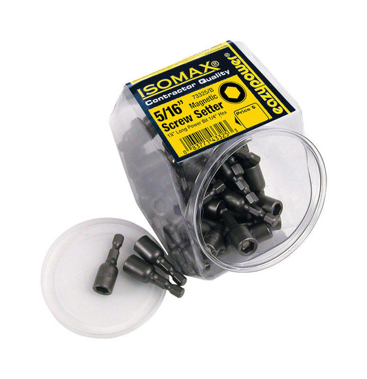 Eazypower Isomax 5/16 in. x 1-5/8 in. L Nut Setter Power Bit Steel 50 pc. (Pack of 50)