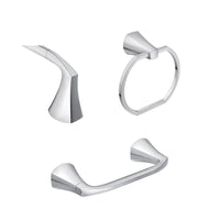 Moen Lindor Chrome Silver Zinc Bath Accessory Set - Deal of The Week