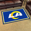 NFL - Los Angeles Rams 4ft. x 6ft. Plush Area Rug