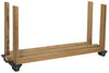2X4Basics Black Resin Firewood Rack Bracket Kit 96 in. L 1000 lb