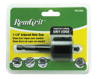 Disston 1-1/4 in. Carbide Grit 1/4 in. D Hole Saw Arbor