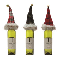 Creative Co-Op Assorted Santa Hat Indoor Christmas Decor 9 in. (Pack of 24)