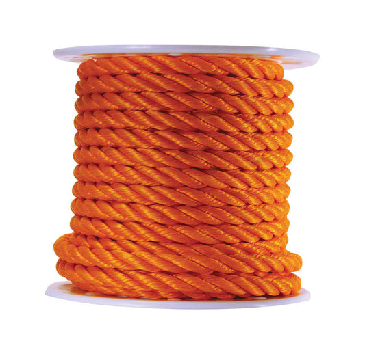 Lehigh Group P9M48S0100Y01S 3/4" X 100' Yellow Polypropylene Wellington Twisted Rope