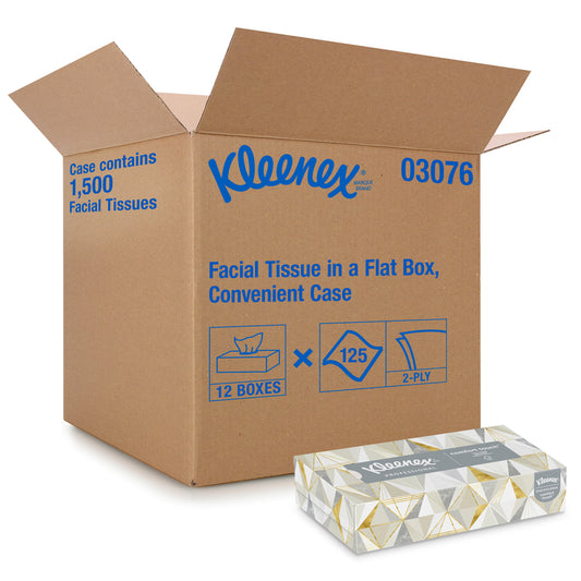 Kleenex Professional 125 count Facial Tissue (Pack of 12)