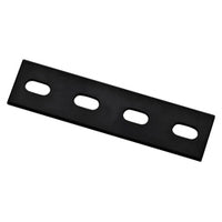 National Hardware 6 in. H X 1.5 in. W X 0.125 in. D Black Carbon Steel Flat Mending Plate (Pack of 5)