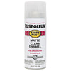 Rust-Oleum Stops Rust Matte Clear Spray Paint 12 oz. (Pack of 6)