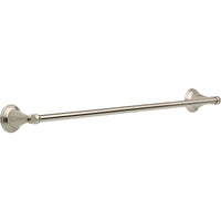 Delta Windemere Brushed Nickel Silver Towel Bar 24 in. L Die Cast Zinc