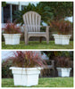 Bloem Veranda 14.25 in. H X 18 in. W X 18 in. D Plastic Traditional Planter Box Charcoal - Deal of The Week