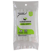 Surebonder 0.27 in. D X 4 in. L Cool Shot Mini Glue Sticks Clear 15 pk