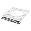 Weber Crafted Genesis Inset Frame Kit Steel 18.9 In L x 16.8 In W for Outdoor Kitchen Grilling Compatibility 