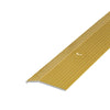 M-D BUILDING PRODUCTS 0.3 in. H X 1.38 in. W X 72 in. L Satin Brass Aluminum Carpet Trim